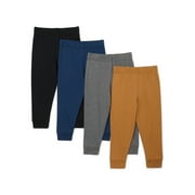 Garanimals Toddler Boys French Terry Joggers, 4-Pack, Sizes 18M-5T