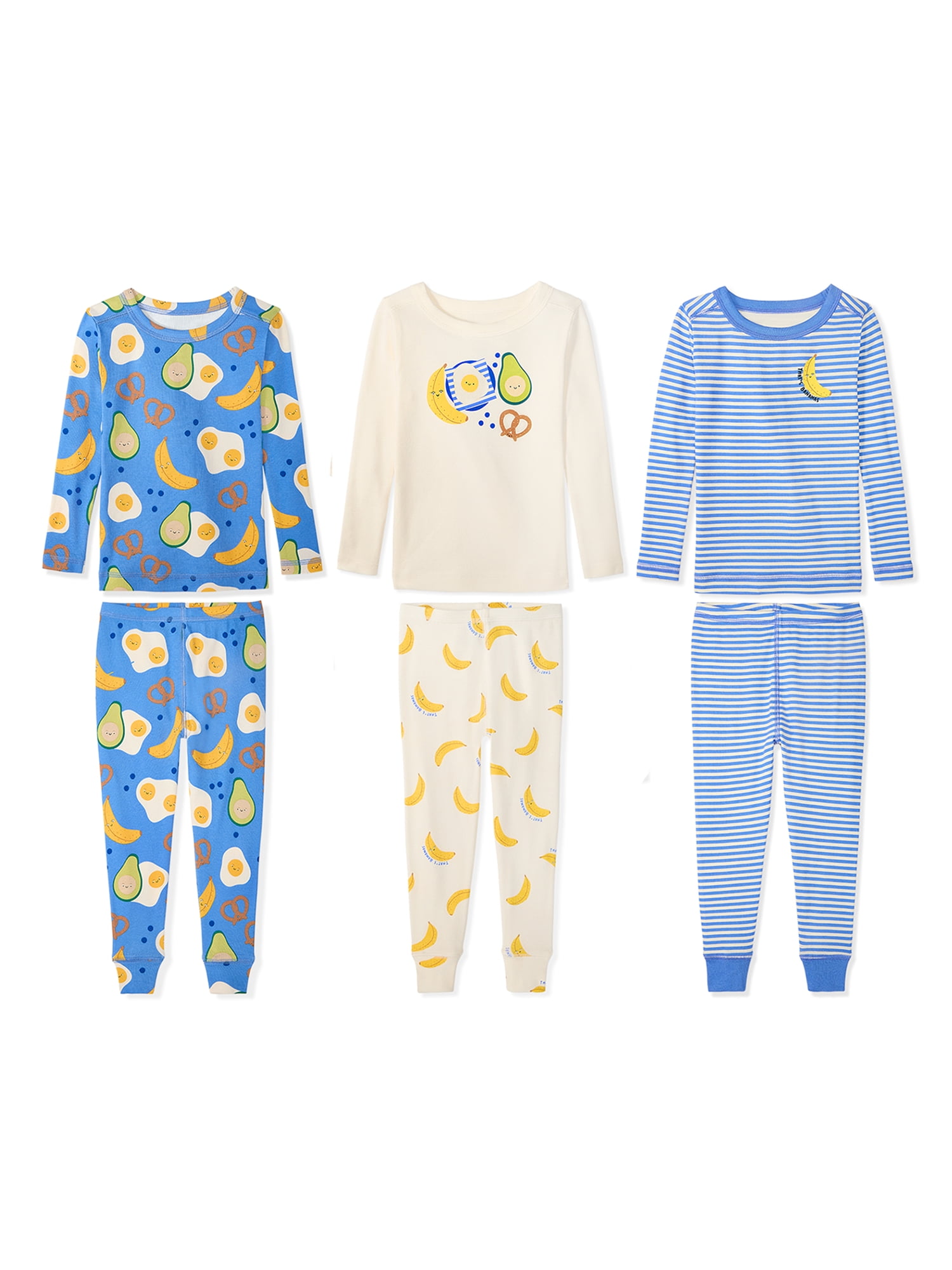 Garanimals Baby & Toddler Pajama Sets, 2-Piece & 6-Piece, Sizes 12M–6T