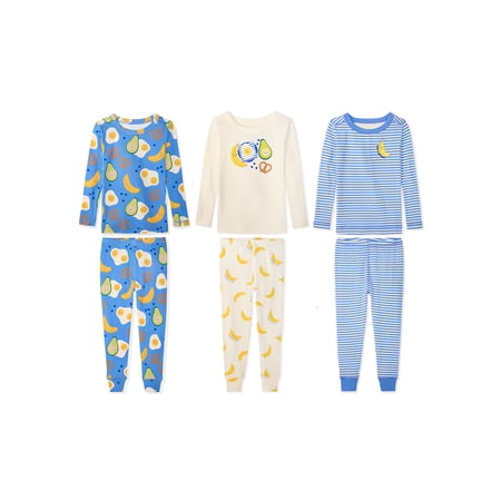 Garanimals Baby & Toddler Pajama Sets, 2-Piece & 6-Piece, Sizes 12M–6T