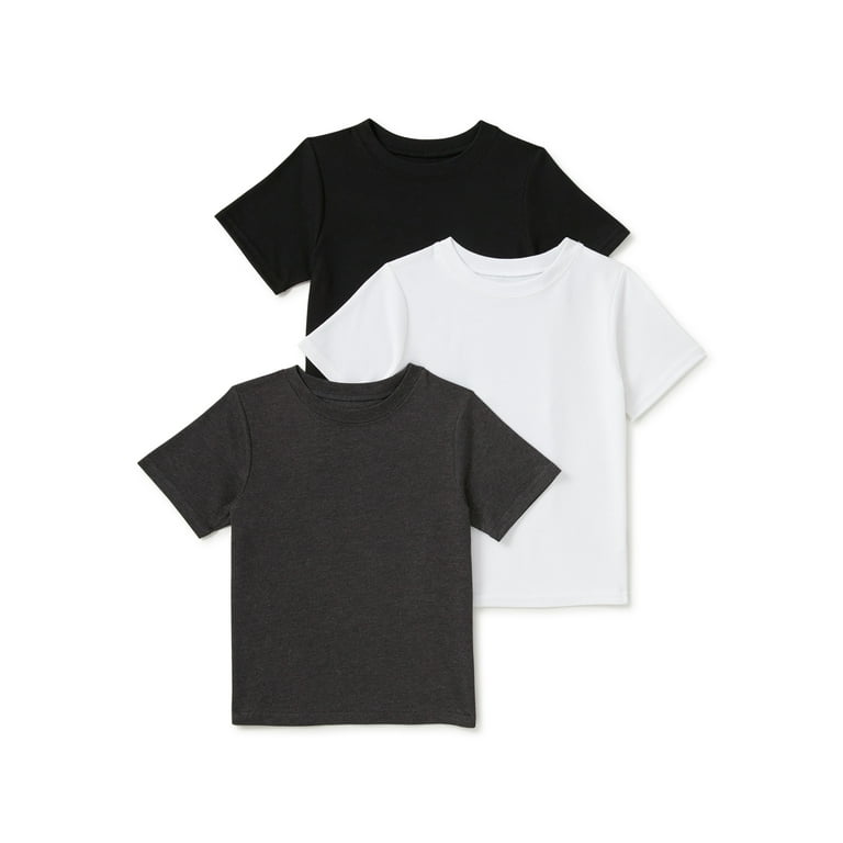Garanimals Basic Crew Neck Short Sleeve T-Shirt (Little Boy's), - Technical View