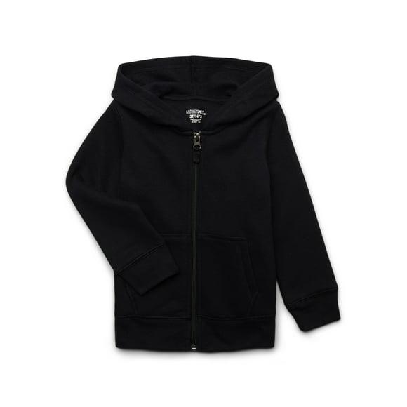 Toddler Boys Solid Butter Fleece Zip Up Hoodie, Sizes 18M-5T