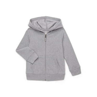Garanimals Toddler Boys Solid Butter Fleece Zip Up Hoodie, Sizes 18M-5T