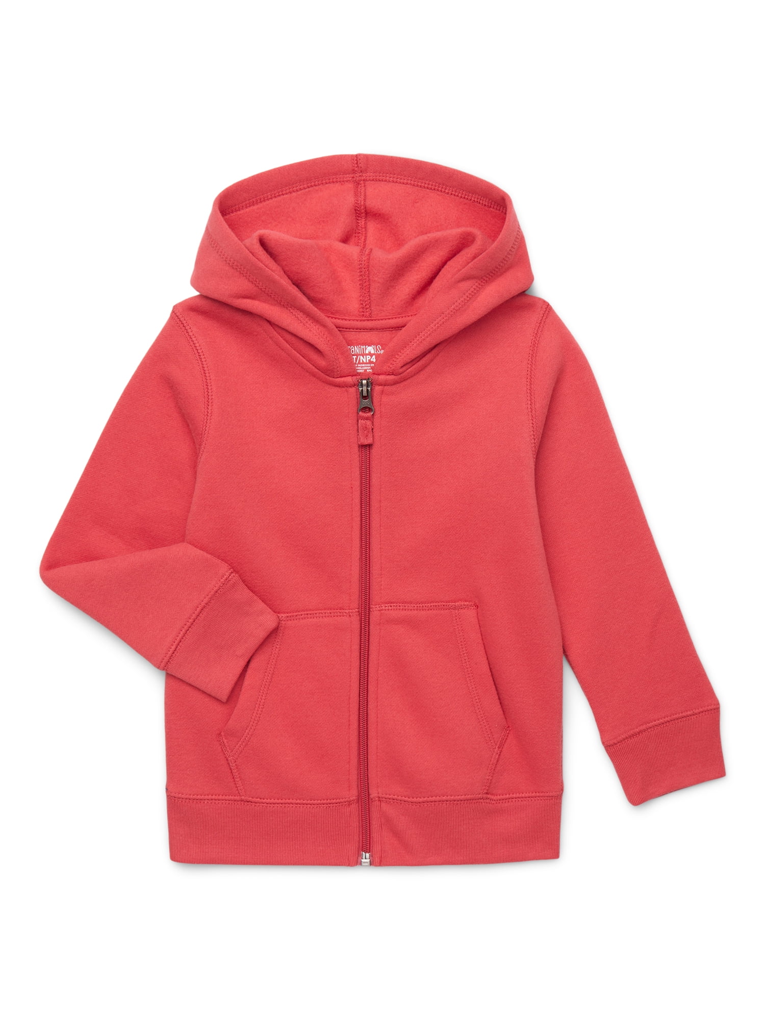 Garanimals Toddler Boys Solid Butter Fleece Zip Up Hoodie, Sizes 18M-5T