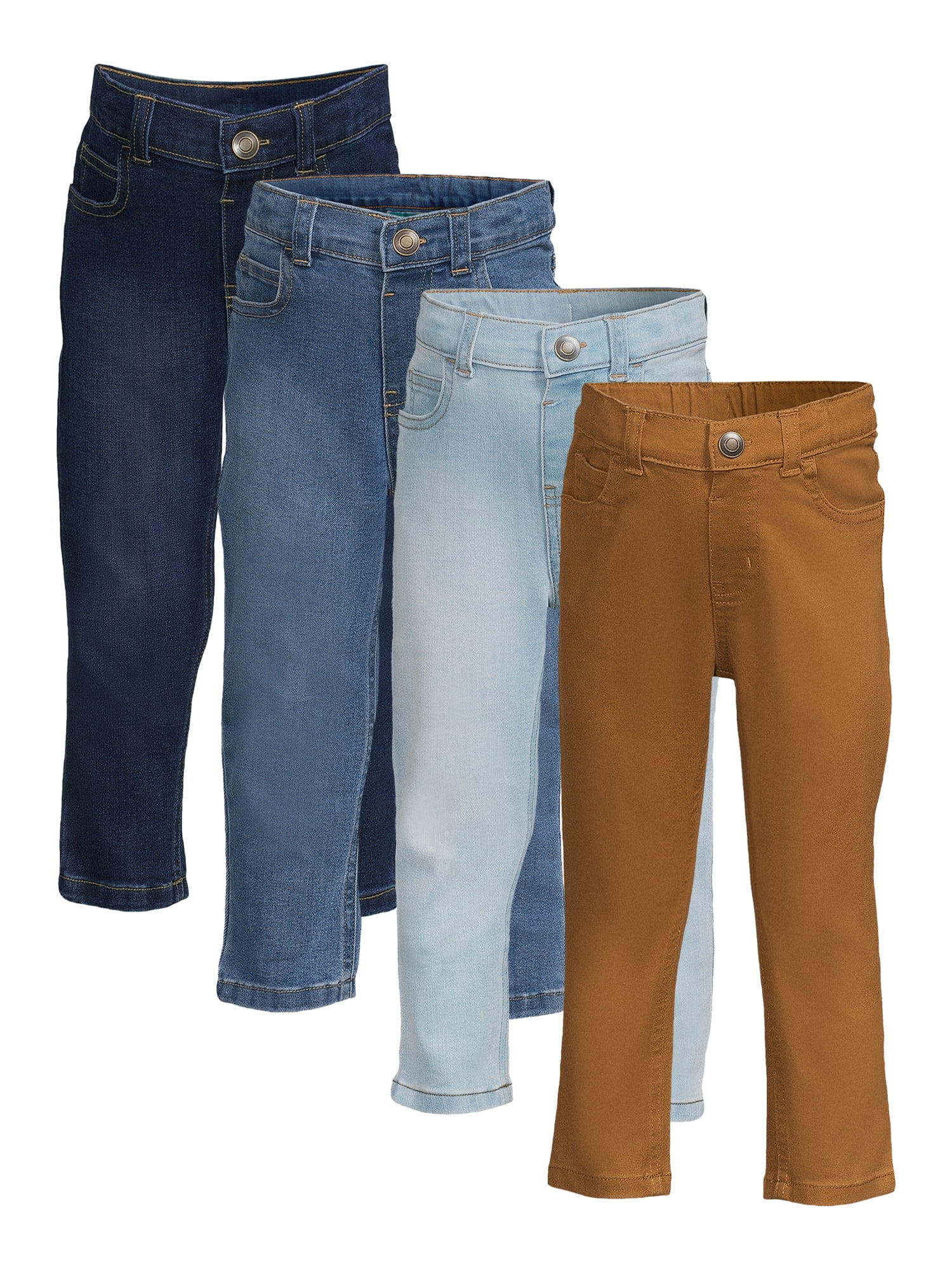 Find Your Perfect Garanimals Toddler Boy Denim and Twill Pants, 4Pack