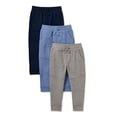 thumbnail image 1 of Garanimals Toddler Boy French Terry Moto Joggers, 3-Pack, Sizes 12M-5T, 1 of 5