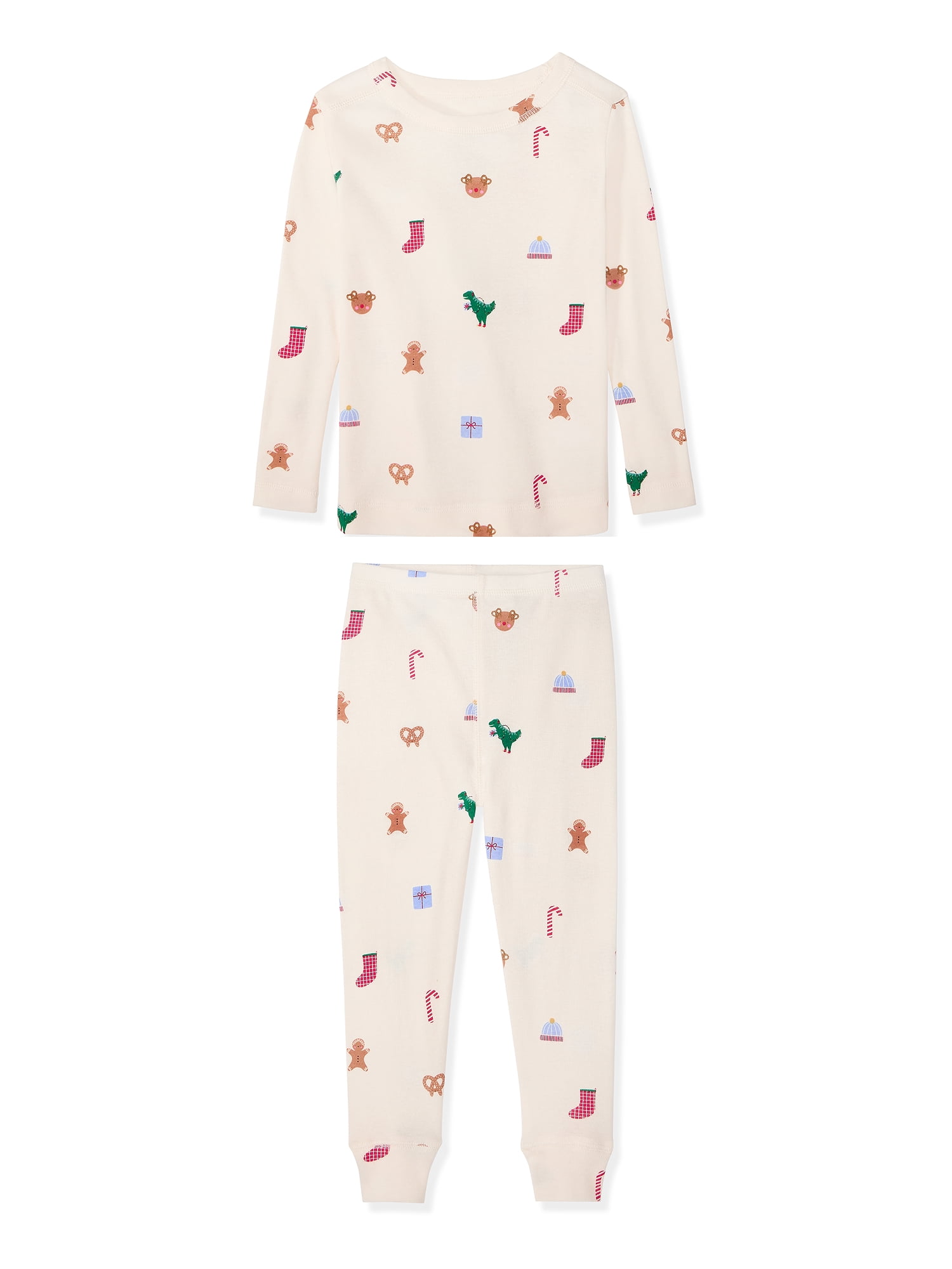 Garanimals Toddler Boy & Girl 2‑Piece Christmas Pajama Set, Sizes 12M–6T