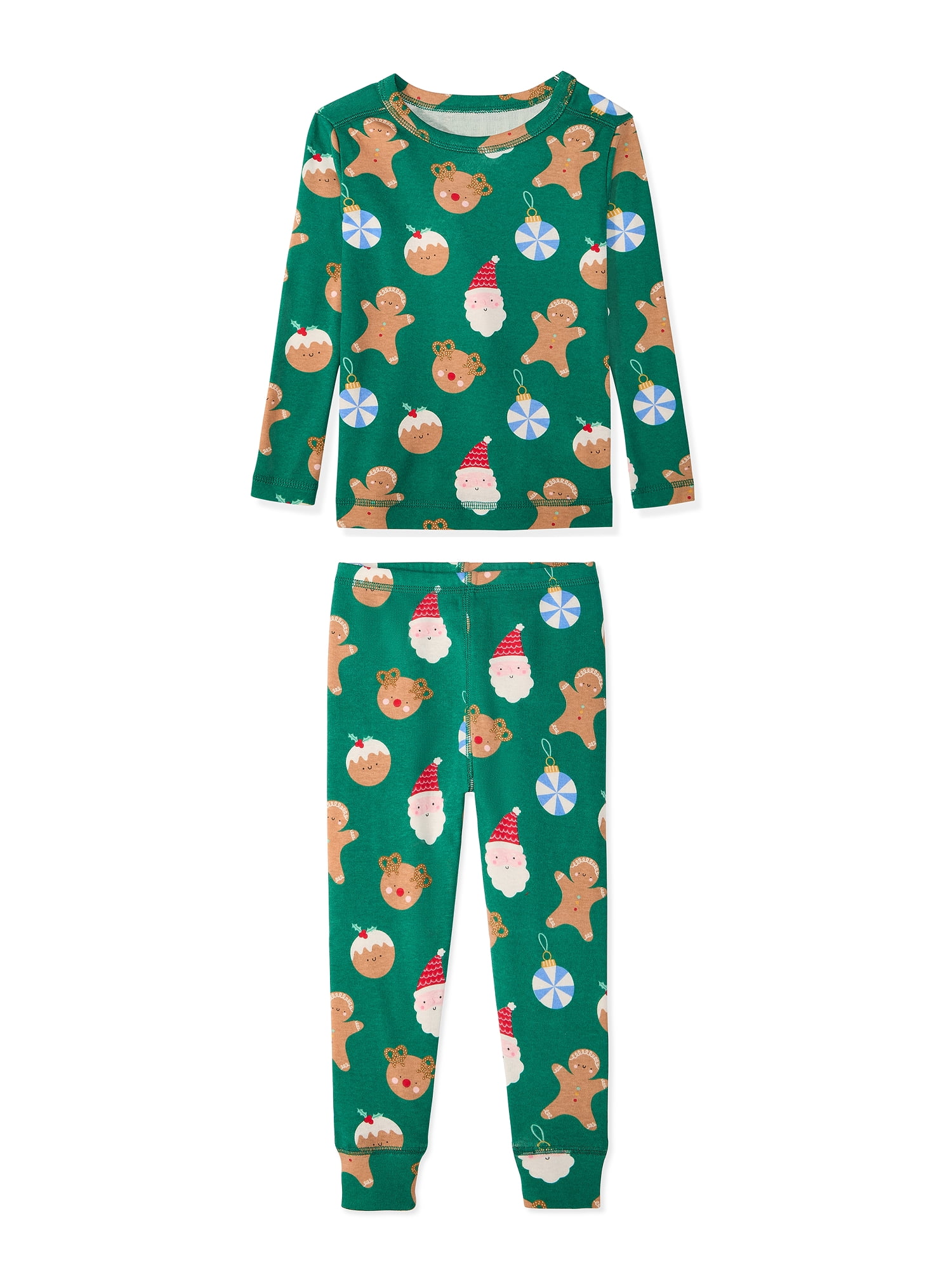 Garanimals Toddler Boy & Girl 2‑Piece Christmas Pajama Set, Sizes 12M–6T