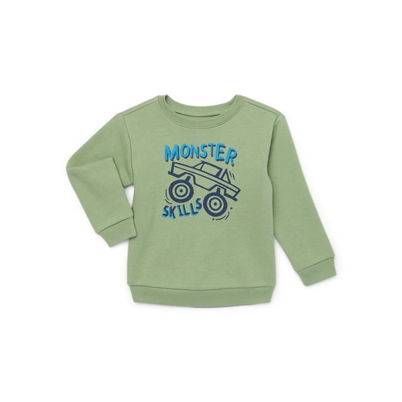 Garanimals Toddler Boy Graphic Fleece Sweatshirt, Sizes 2T-5T