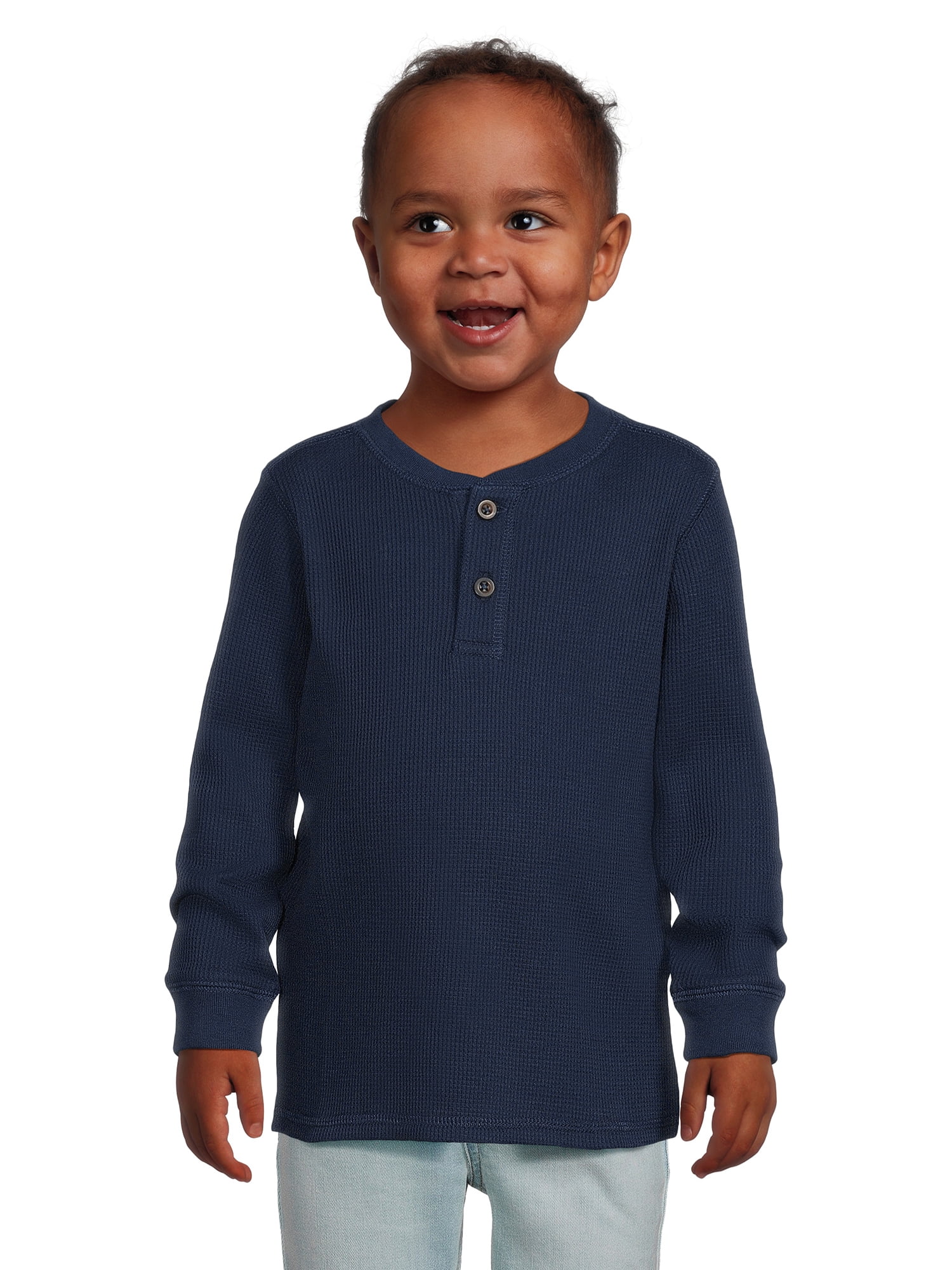 Garanimals Toddler Boy Long Sleeve Henley TShirt, Sizes 12M5T