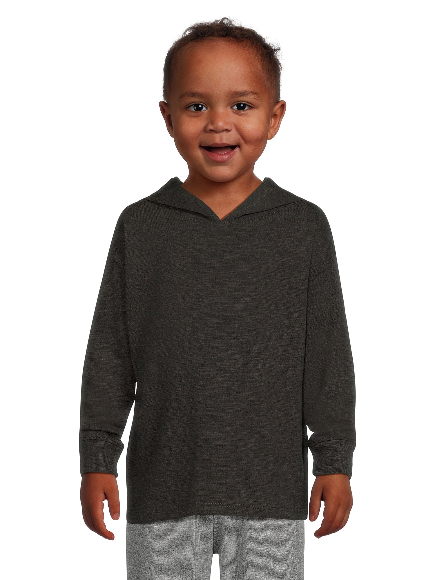 Garanimals Toddler Boy Long Sleeve Hooded TShirt, Sizes 12M5T