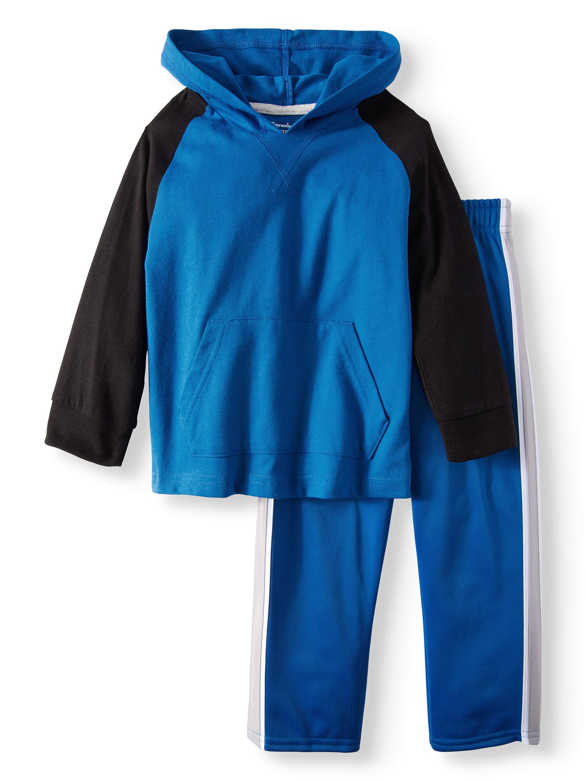 Garanimals Toddler Boy LongSleeve Raglan Hoodie & Tricot Pants Outfit