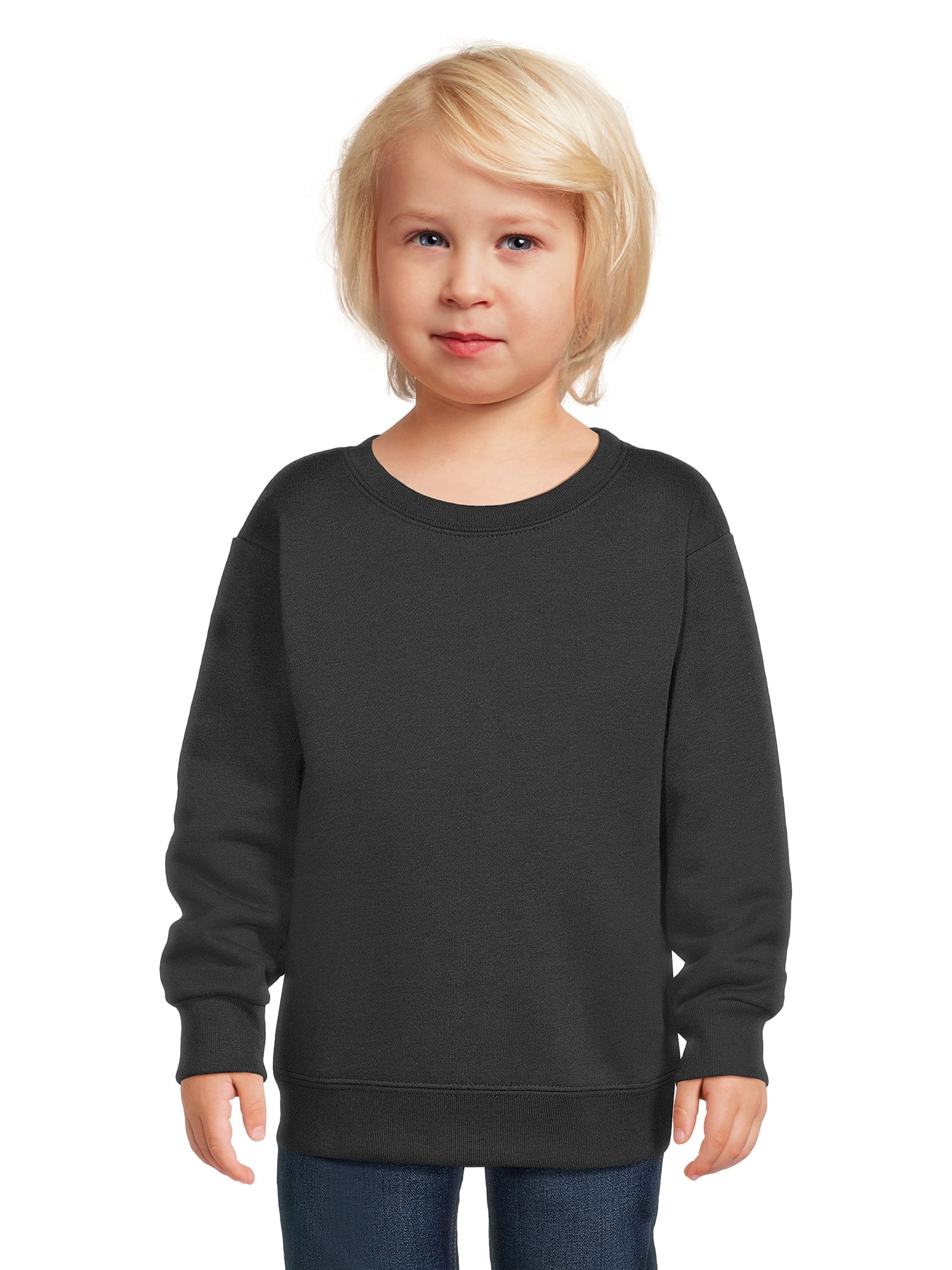 Garanimals Toddler Boy Long Sleeve Solid Fleece Sweatshirt, Sizes 2T5T