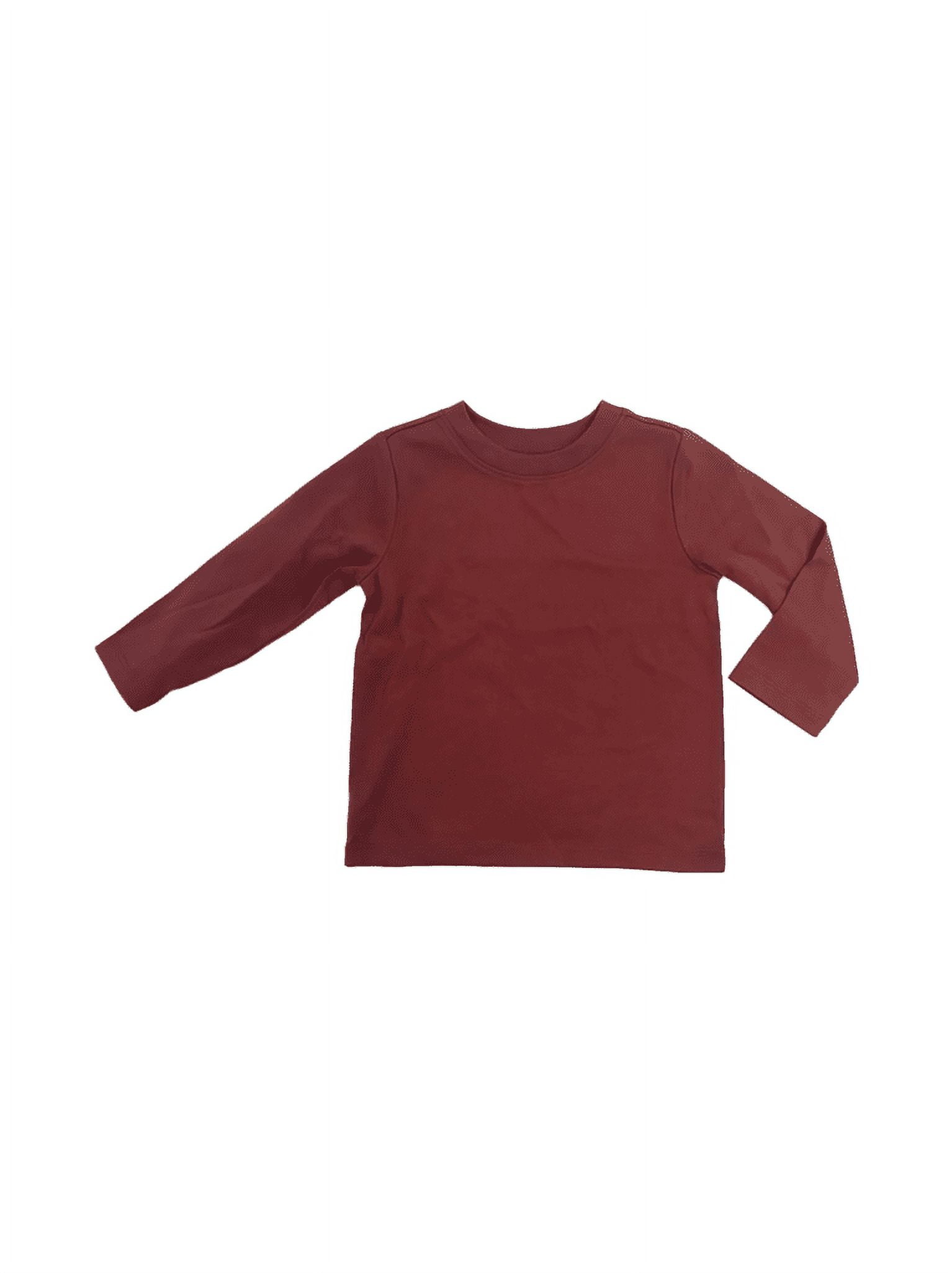 Garanimals Toddler Boy Long Sleeve Solid TShirt, Sizes 12 Months 5T