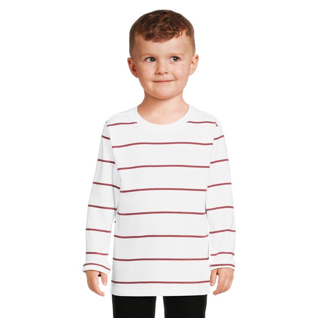 Garanimals Toddler Boy Long Sleeve Striped TShirt, Sizes 12M5T