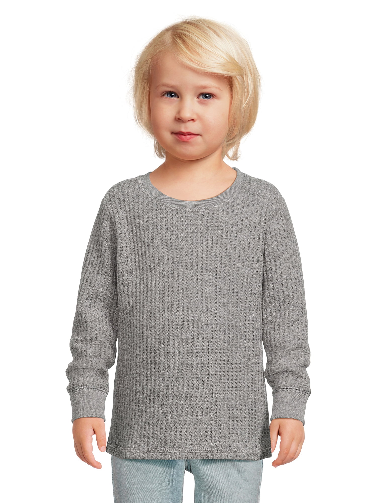 Garanimals Toddler Boy Long Sleeve Waffle Knit TShirt, Sizes 12M5T