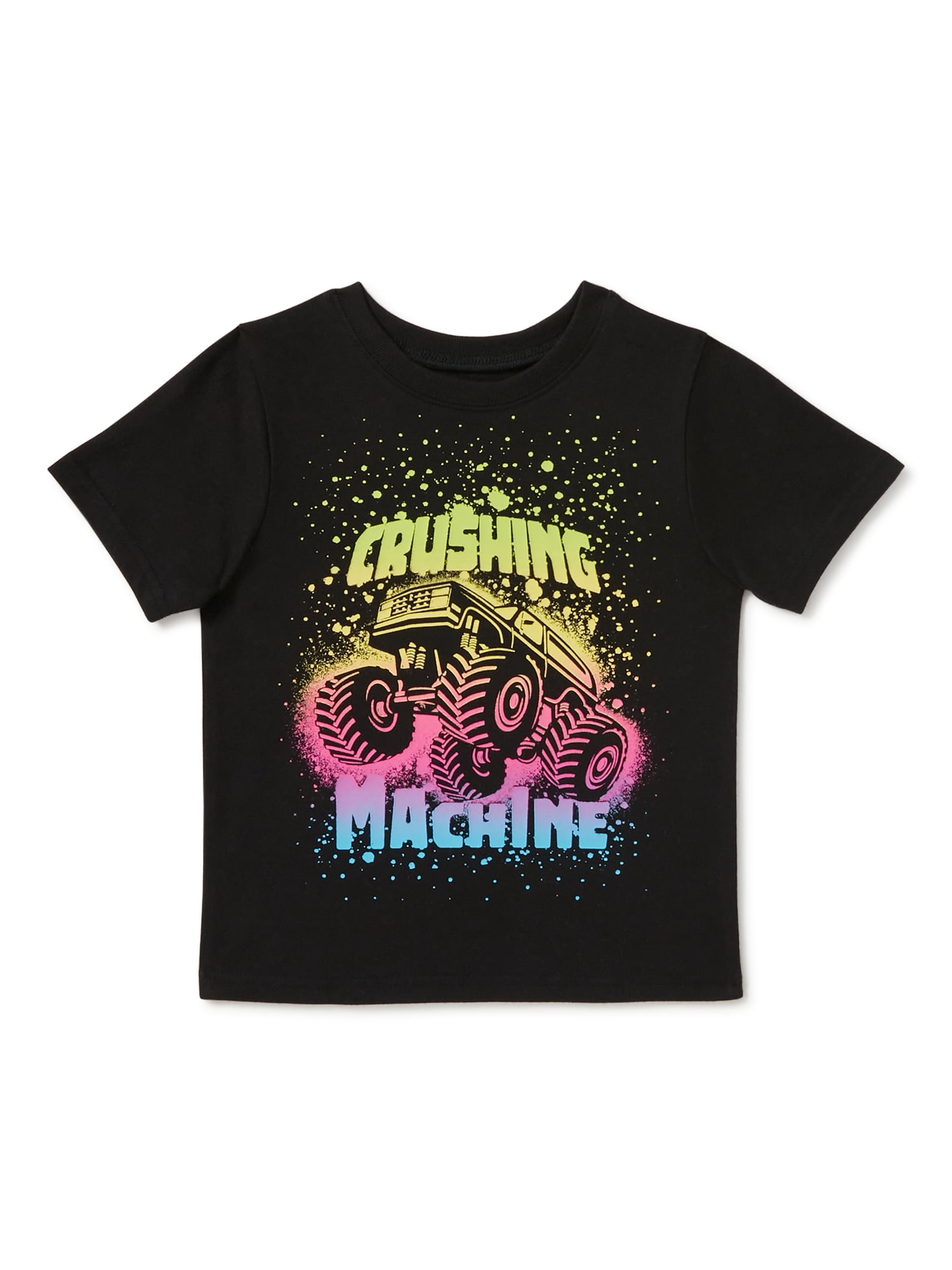 Garanimals Toddler Boy Monster Truck "Crushing Machine" Short-Sleeve T-Shirt (12M-5T)