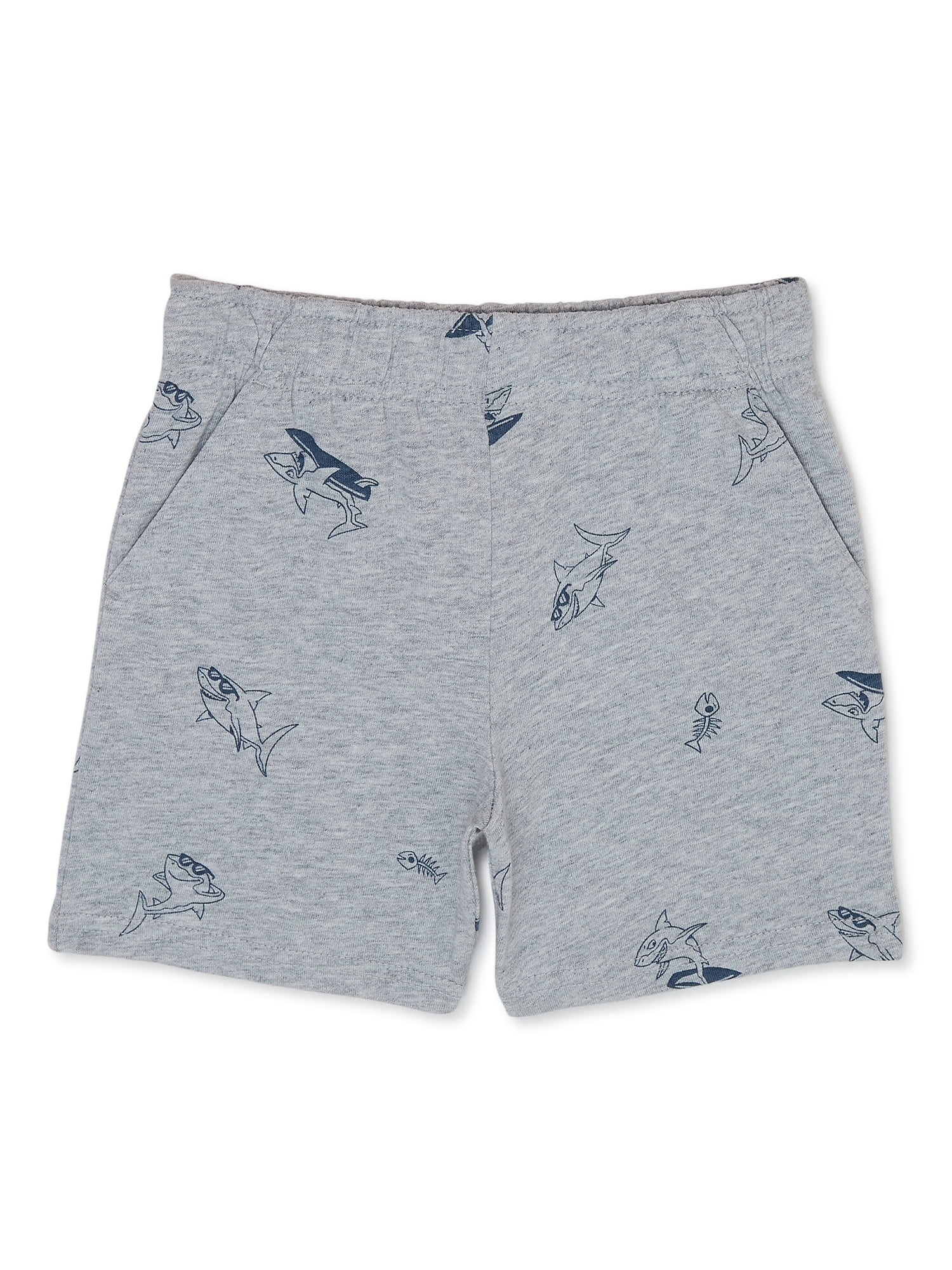 Garanimals Toddler Boy Print Jersey Shorts with Pockets, Sizes 18M-5T