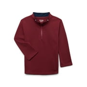 Garanimals Toddler Boys Quarter Zip Pullover with Long Sleeves, Sizes 18M-5T