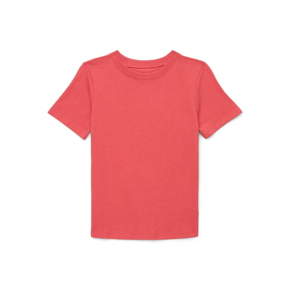 Garanimals Toddler Boys Brushed Jersey Solid Tee with Short Sleeves, Sizes 18M-5T