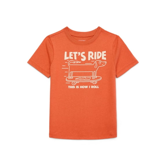 Garanimals Toddler Boy Short Sleeve Graphic T-Shirt, Sizes 18M-5T