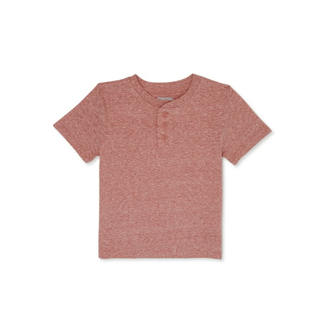 Garanimals Toddler Boy Short Sleeve Henley T-Shirt, Sizes 18M-5T ...