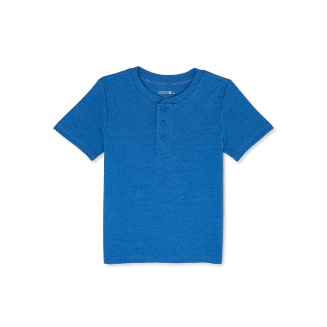 Garanimals Toddler Boy Short Sleeve Henley T-Shirt, Sizes 18M - 5T