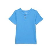GARANIMALS Toddler Boy Short Sleeve Mesh Henley T-Shirt, Sizes 18M-5T