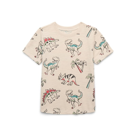 Garanimals Toddler Boy Short Sleeve Printed T-Shirt, Sizes 18M-5T