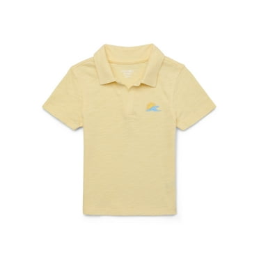 Garanimals Toddler Boy Short Sleeve Slub Jersey Polo, Sizes 18M-5T