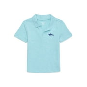 Garanimals Toddler Boy Short Sleeve Slub Jersey Polo, Sizes 18M-5T