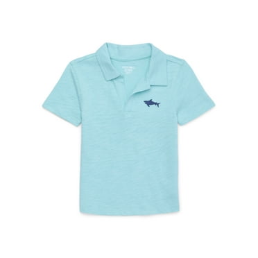 Garanimals Toddler Boy Short Sleeve Slub Jersey Polo, Sizes 18M-5T
