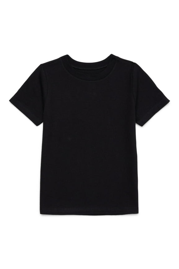 Toddler Boys Solid Tee with Short Sleeves, Sizes 18M-5T