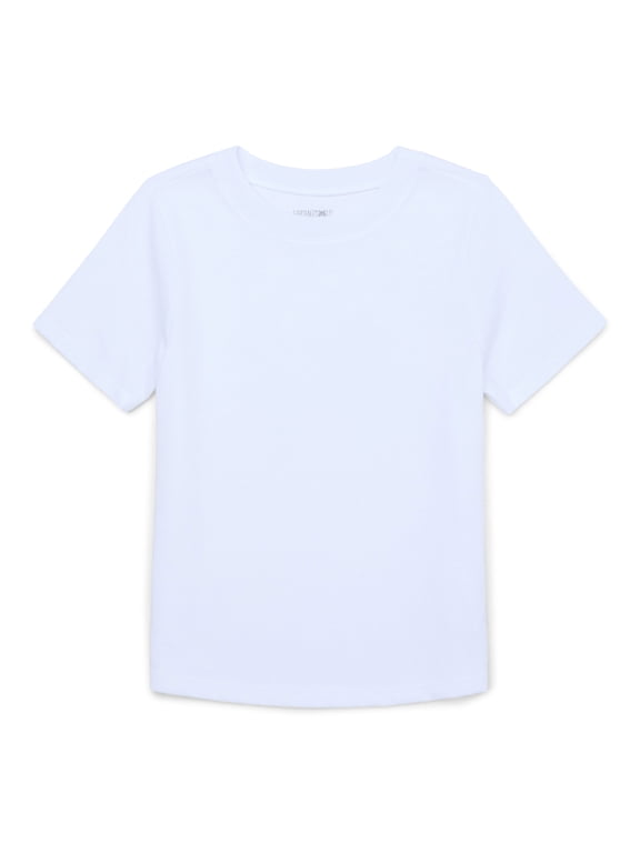 Toddler Boys Solid Tee with Short Sleeves, Sizes 18M-5T