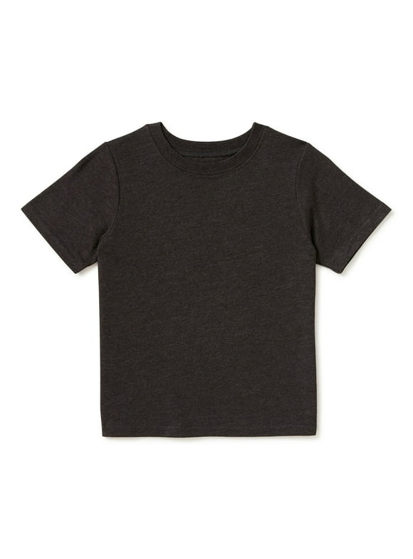 Garanimals Toddler Boy Short Sleeve Solid T-Shirt, Sizes 18M-5T