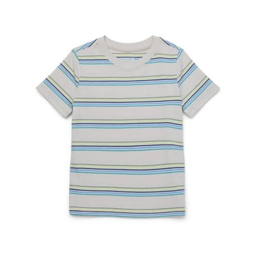 Garanimals Toddler Boy Short Sleeve Striped T-Shirt, Sizes 18M-5T