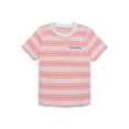 thumbnail image 1 of Garanimals Toddler Boy Short Sleeve Striped T-Shirt with Embroidery, Sizes 18M-5T, 1 of 3