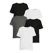 Garanimals Toddler Boy Short Sleeve T-Shirt, 5-Pack, Sizes 12M-5T
