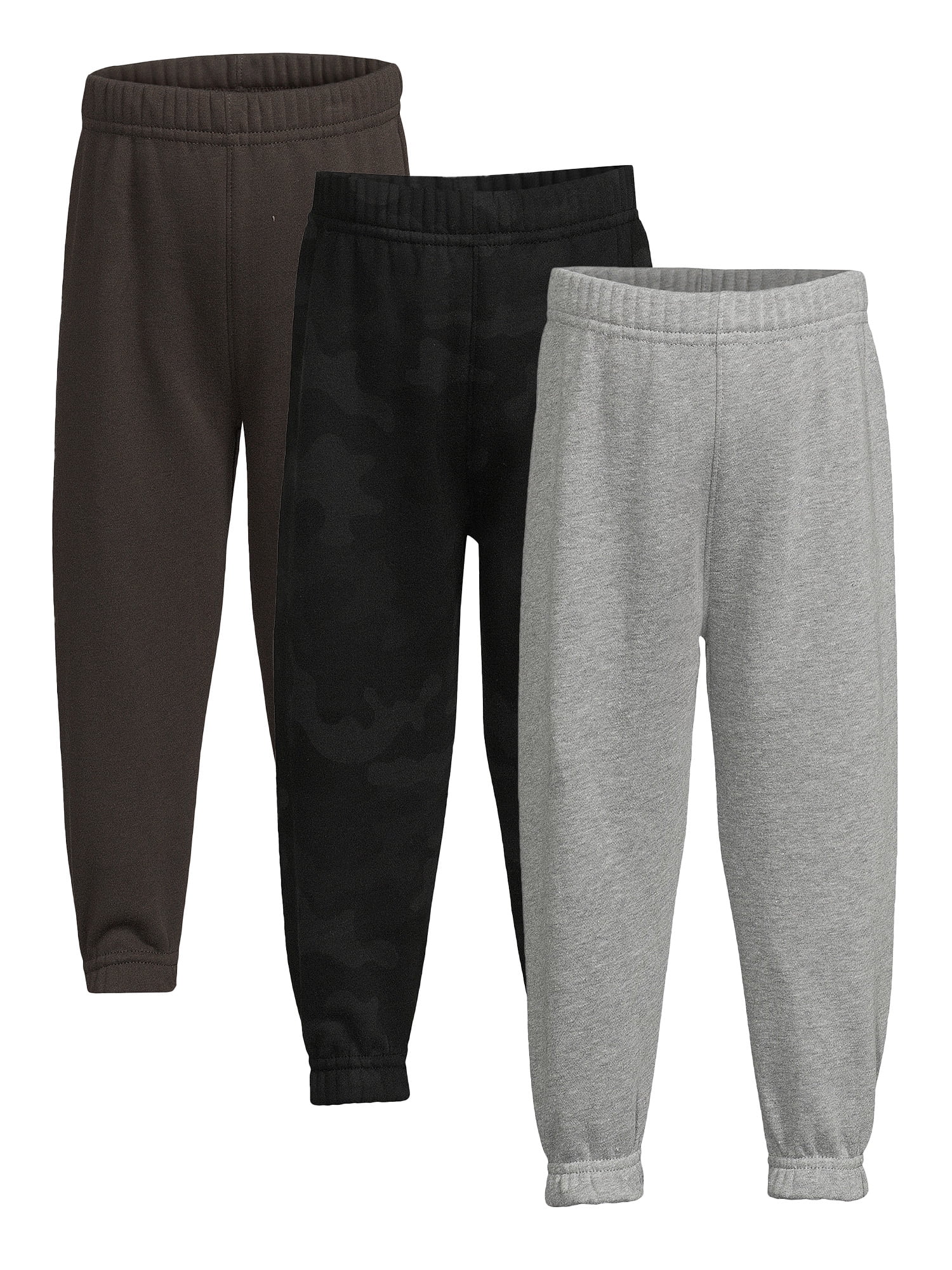 Garanimals Toddler Boys Fleece Joggers, 3Pack, Sizes 2T5T