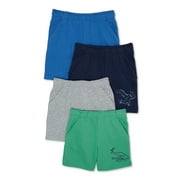 Garanimals Toddler Boys French Terry Shorts, 4-Pack, Sizes 18M-5T