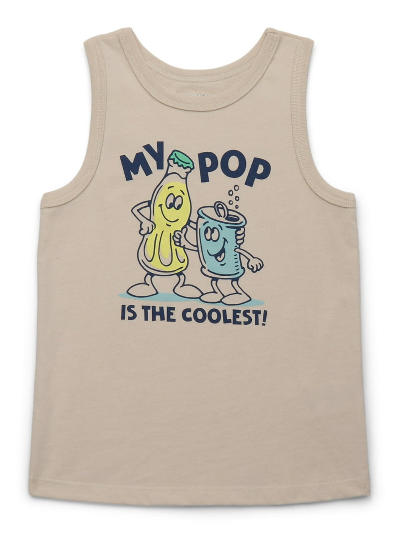 Garanimals Toddler Boys Graphic Jersey Tank Top, Sizes 18M-5T
