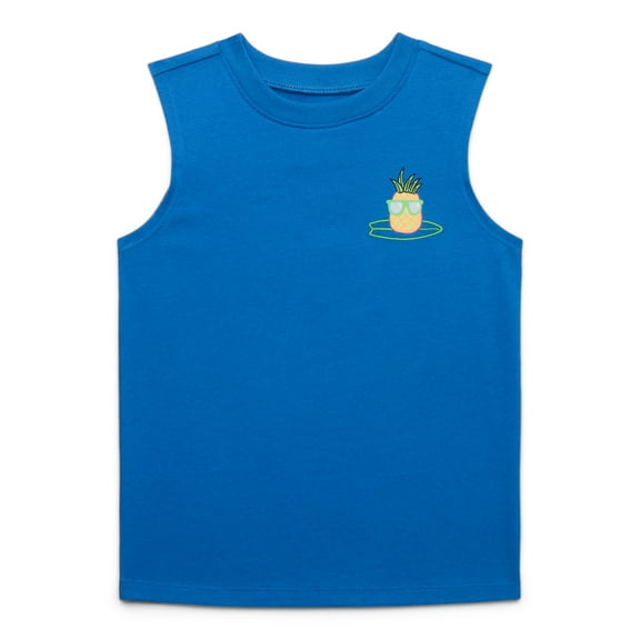 Garanimals Toddler Boy Jersey Graphic Muscle Tank, Sizes 18M-5T