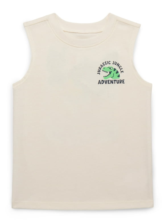 Garanimals Toddler Boys Graphic Muscle Tank Top, Sizes 18M-5T