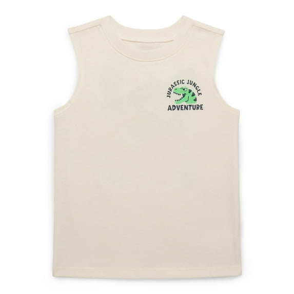 Garanimals Toddler Boy Jersey Graphic Muscle Tank, Sizes 18M-5T