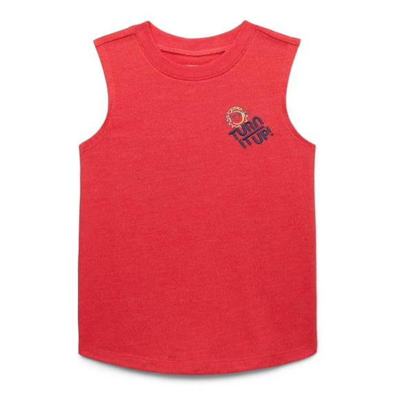 Garanimals Toddler Boy Jersey Graphic Muscle Tank, Sizes 18M-5T