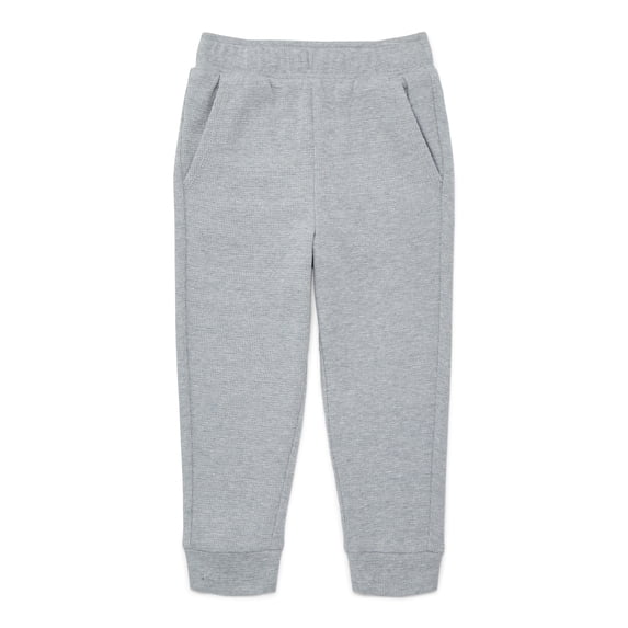 Garanimals Toddler Boys Holiday Solid Micro Thermal Joggers, Sizes 18M ...