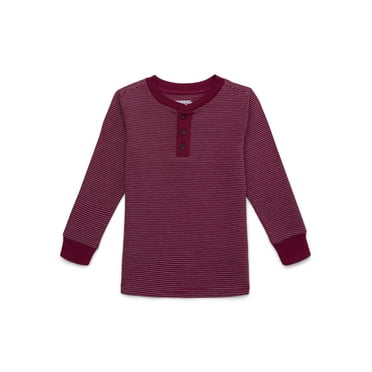 Garanimals Toddler Boys Long Sleeve Henley Tee, Sizes 18M-5T