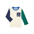 thumbnail image 1 of Garanimals Toddler Boys Long Sleeve Pocket Tee, Sizes 18M-5T, 1 of 4