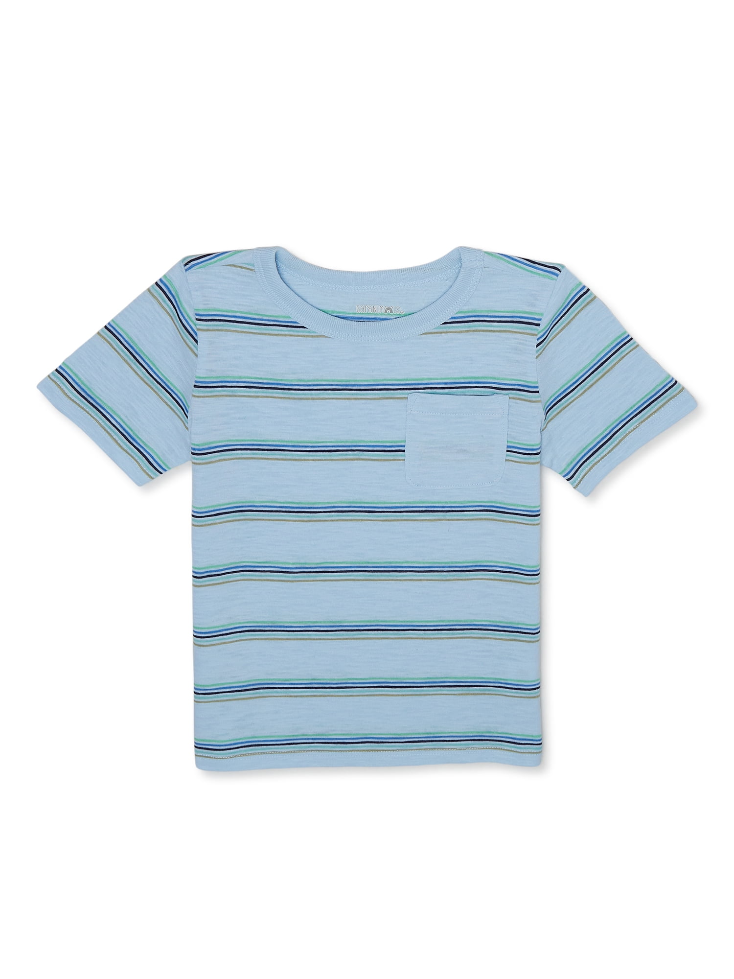 Garanimals Toddler Boys Pocket Tee with Short Sleeves, Sizes 18M5T