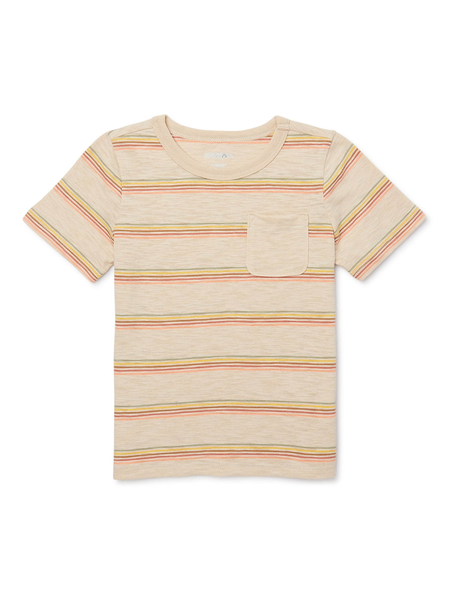 Garanimals Toddler Boys Pocket Tee with Short Sleeves, Sizes 18M5T