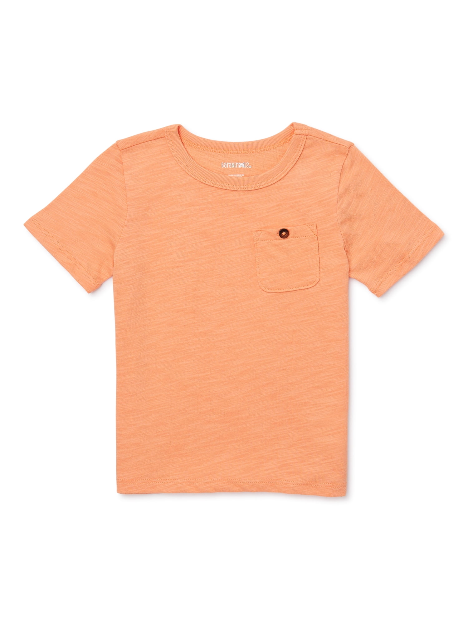Garanimals Toddler Boys Pocket Tee with Short Sleeves, Sizes 18M5T